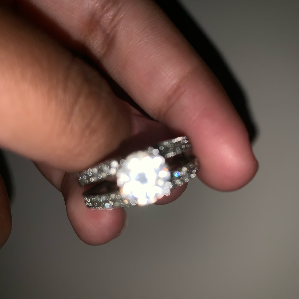 a silver ring